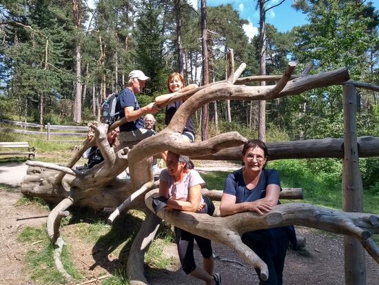 am Sigmund-Freud-Weg unterwegs