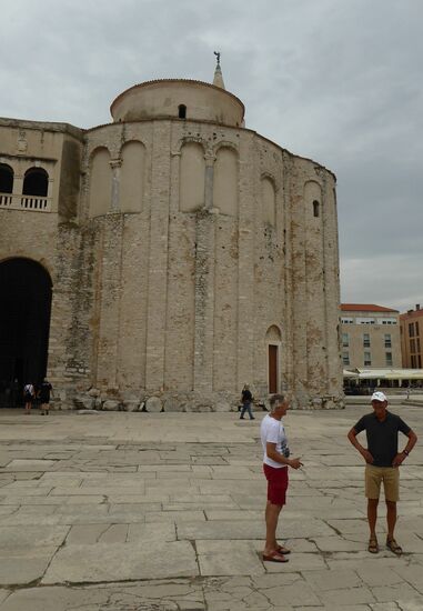 die Rundkirche des Hl. Donatus aus dem 9.Jh ist das Wahrzeichen von Zadar