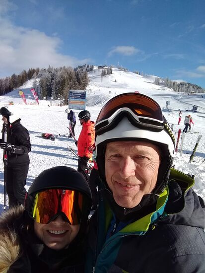 ein toller erster Skitag