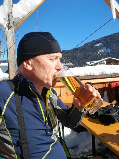 Durst! - diese Menge gleicht den Schweißverlust von vorher aus