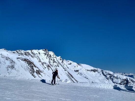 die Aussicht genießen auf fast 2.700 m