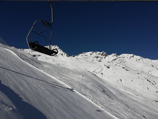 schöne Hänge und kein Mensch zu sehen