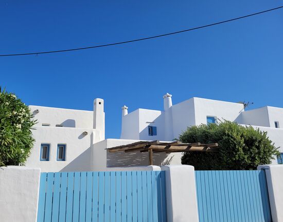 typische Kikladenhäuser