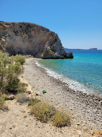 Nerodafni Beach - einsame Bucht ganz im  Norden