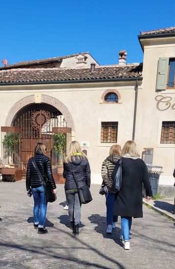 in Borghetto unterwegs