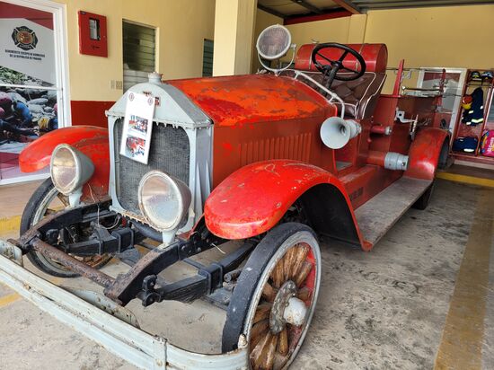 aber die Feuerwehr ist hier gut gerüstet ...