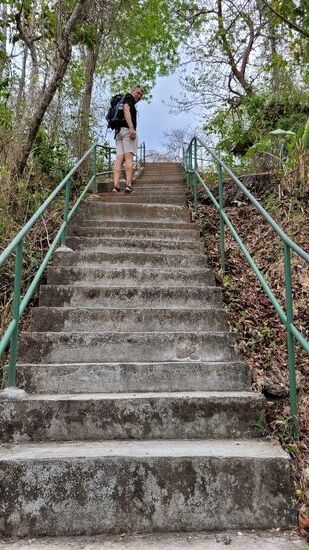 ohne Stufen geht's bei uns nicht