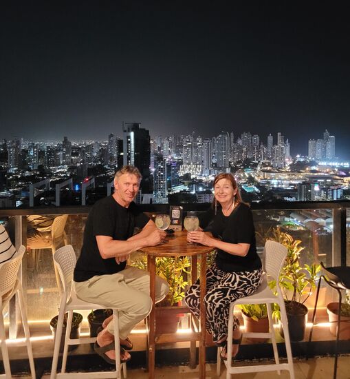 in der Luna-Bar im 31.Stockwerk