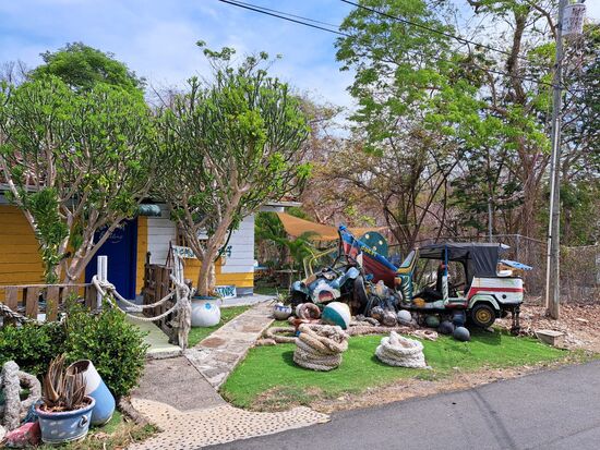 Restaurant mit Kunst