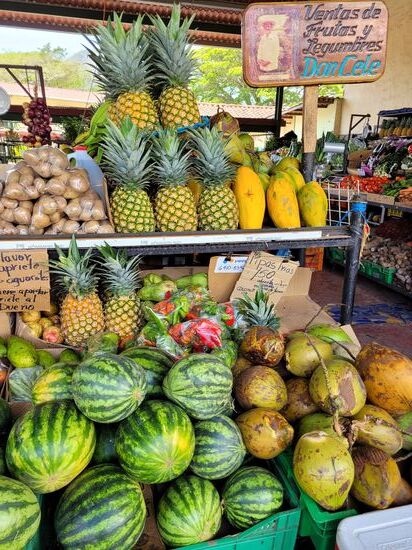 noch nie so gute Ananas gegessen