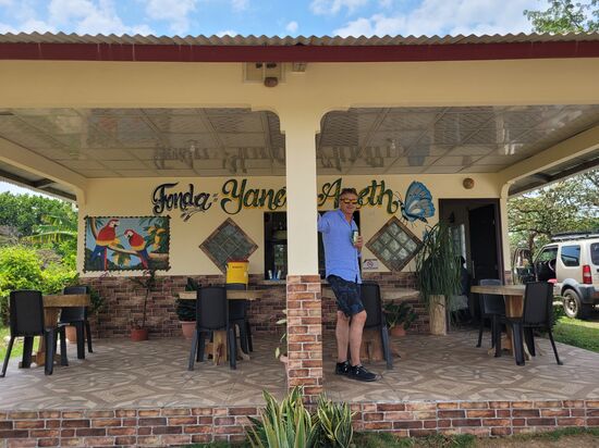 eine kurze Rast zur Halbzeit