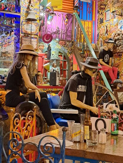 ... und am Nachhauseweg stolperte wir in dieses schicke argentinische Lokal.