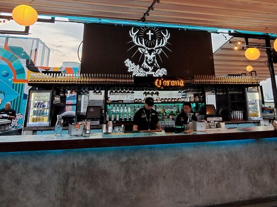 Jägermeister ist hier populär