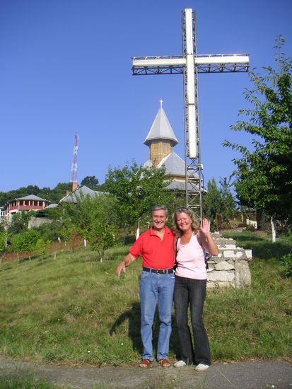Unser Gastgeber Konstantin von der Danubius mit Brigitte