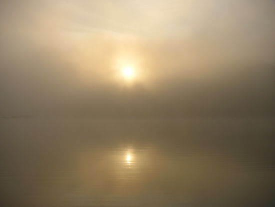 Als wir am Sonntag aufstehen, zeigt sich zum ersten Mal der nahende Herbst.