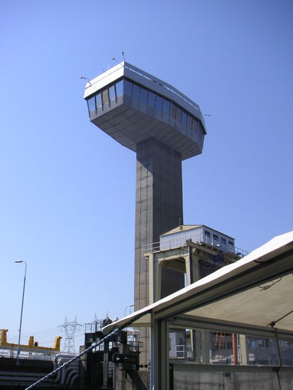 Der Schleusenwärter hat den Überblick