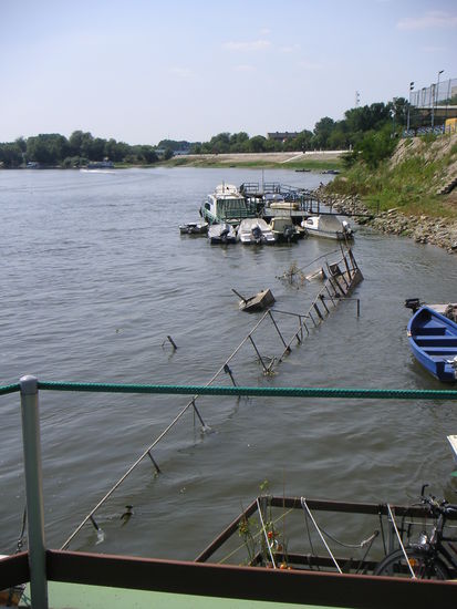 Am Nachbarsteg wäre das Anlegen nicht möglich gewesen