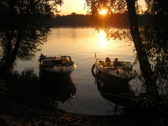 Romantische Ankerplätze