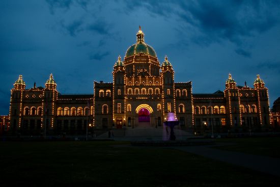 Parlaments Gebäude in Victoria