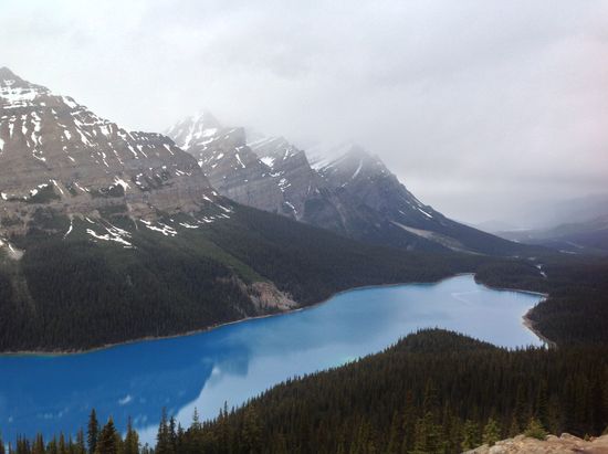 Peyto Lake, man muß ihn gesehen haben.