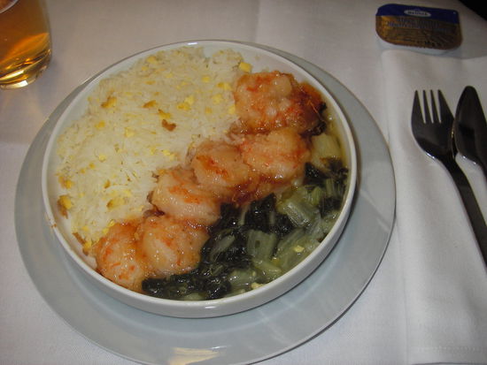 Garnelen mit Bok Choi