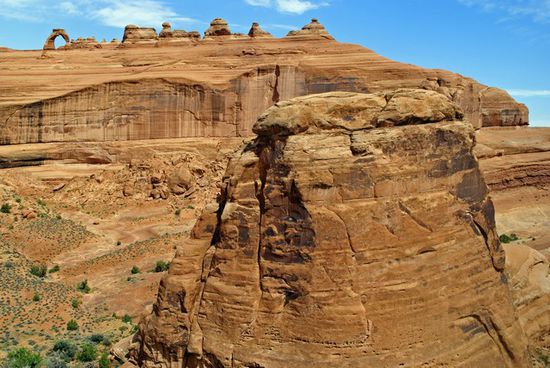 Blick auf den Delicate Arch