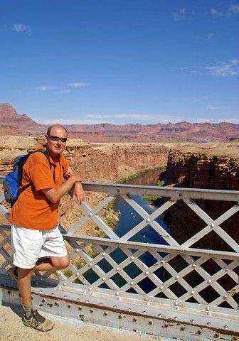 Die Navajo Bridge über den Marble Canyon