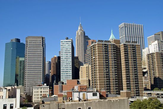 Blick auf Manhattan