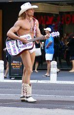 The naked Cowboy