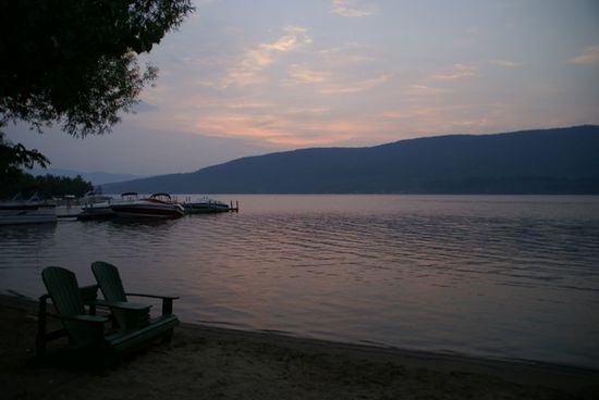 Morgens am See