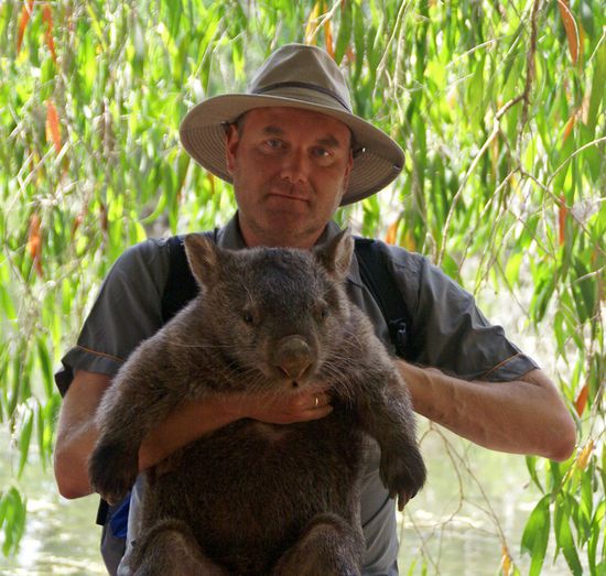 Darf ich vorstellen: Wilhelma, die Wombatline!