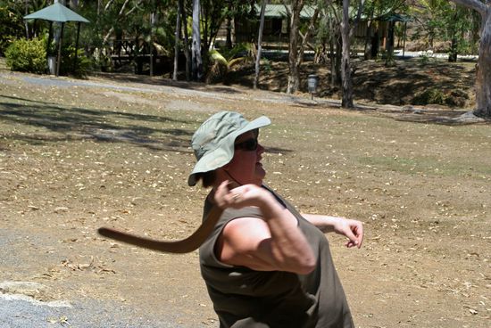 Sieht unbeholfen aus, täuscht aber...