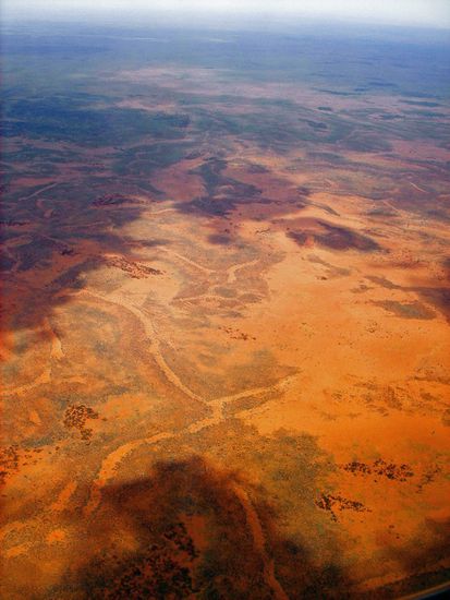 Flug über das Outback