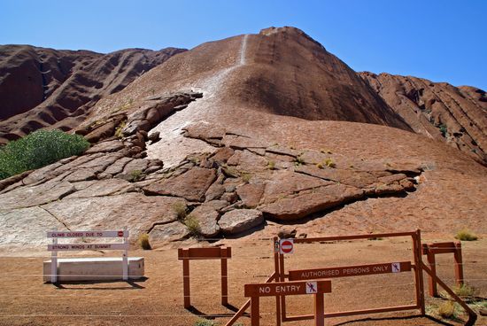 Klettersteig gesperrt