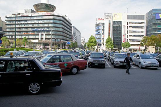 Hunderte von Taxis