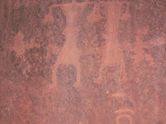 steinzeitliche Felszeichnungen