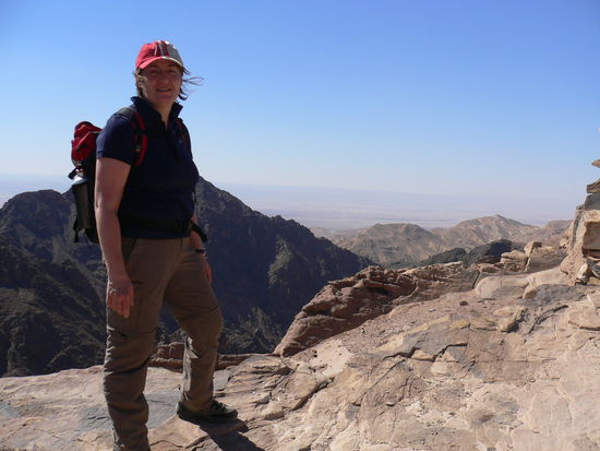 Blick auf das "Wadi Araba"