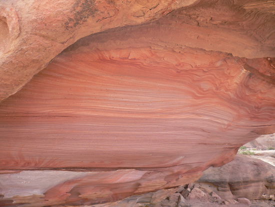 "die Liesegangsche Bänderung" im Sandstein