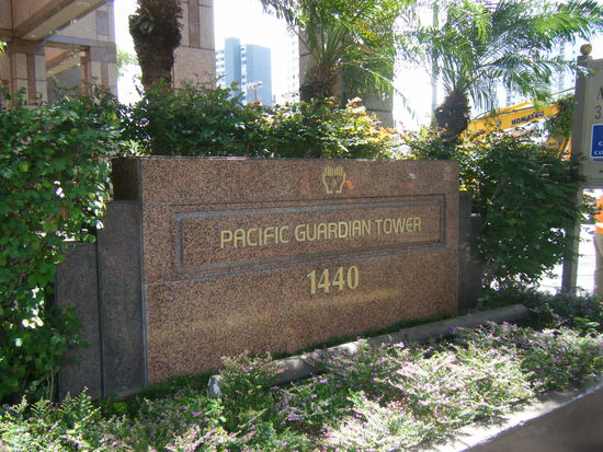 Der Pacific Guardian Tower
1440 Kapiolani Blvd.