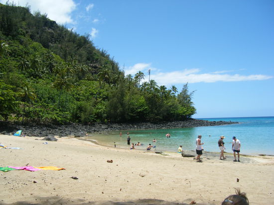 mein "schnorchelstrand": hier war ich ca 4 stunden im wasser und hab allerlei gesehen.