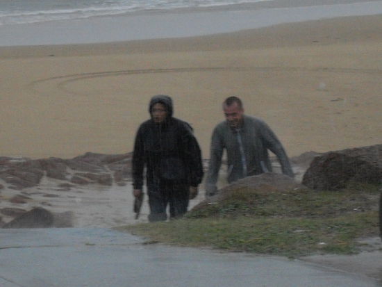 Wir waren klitschnass