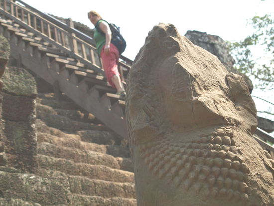 Endlich ein Tempel zu Klettern