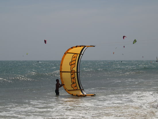 Paradies für Kite-Surfer