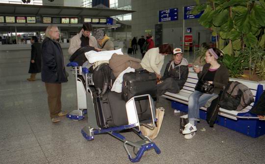 Abflug in Frankfurt