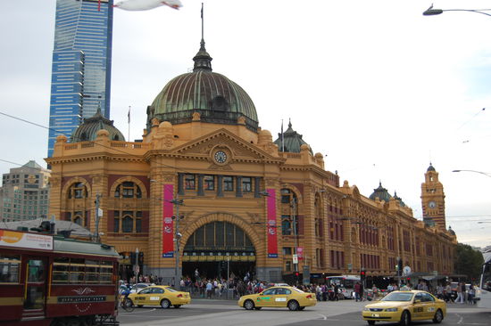 Die Flinder Street Station.