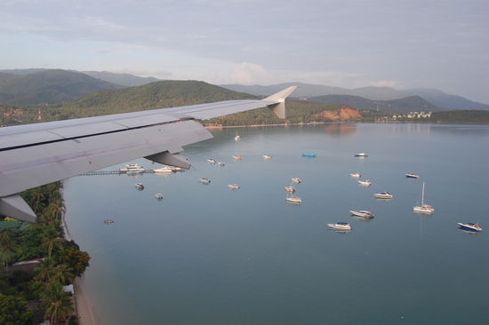 Anflug auf Koh Samui.