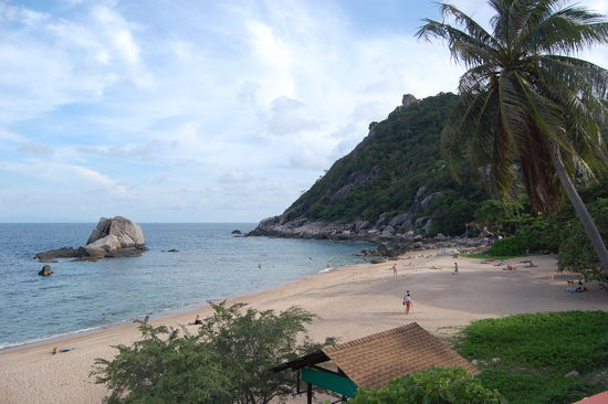 Der Strand nach rechts...