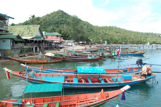Letzter Blick auf Koh Tao bevor es mit der Faehre nach Koh Samui geht.