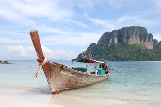 Am ersten Strand Koh Tub.