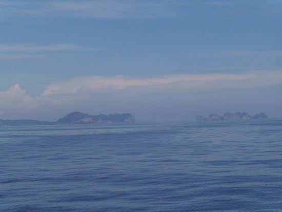 Blick auf Koh Phi Phi.